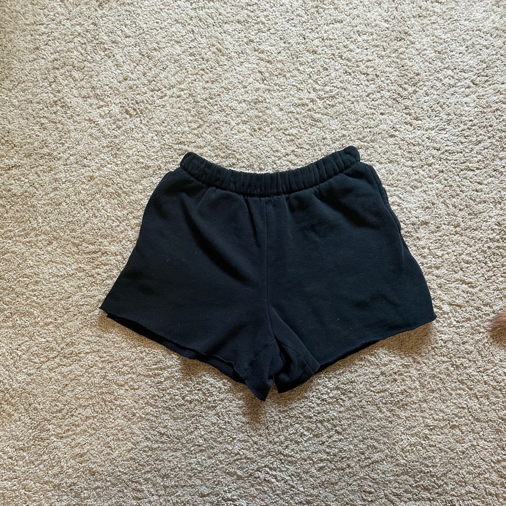 Aerie Black Women's Fleece Shorts